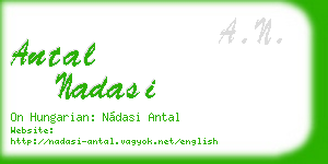 antal nadasi business card